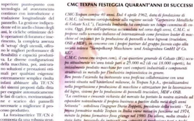 CMC Texpan festeggia quarant’anni di successi